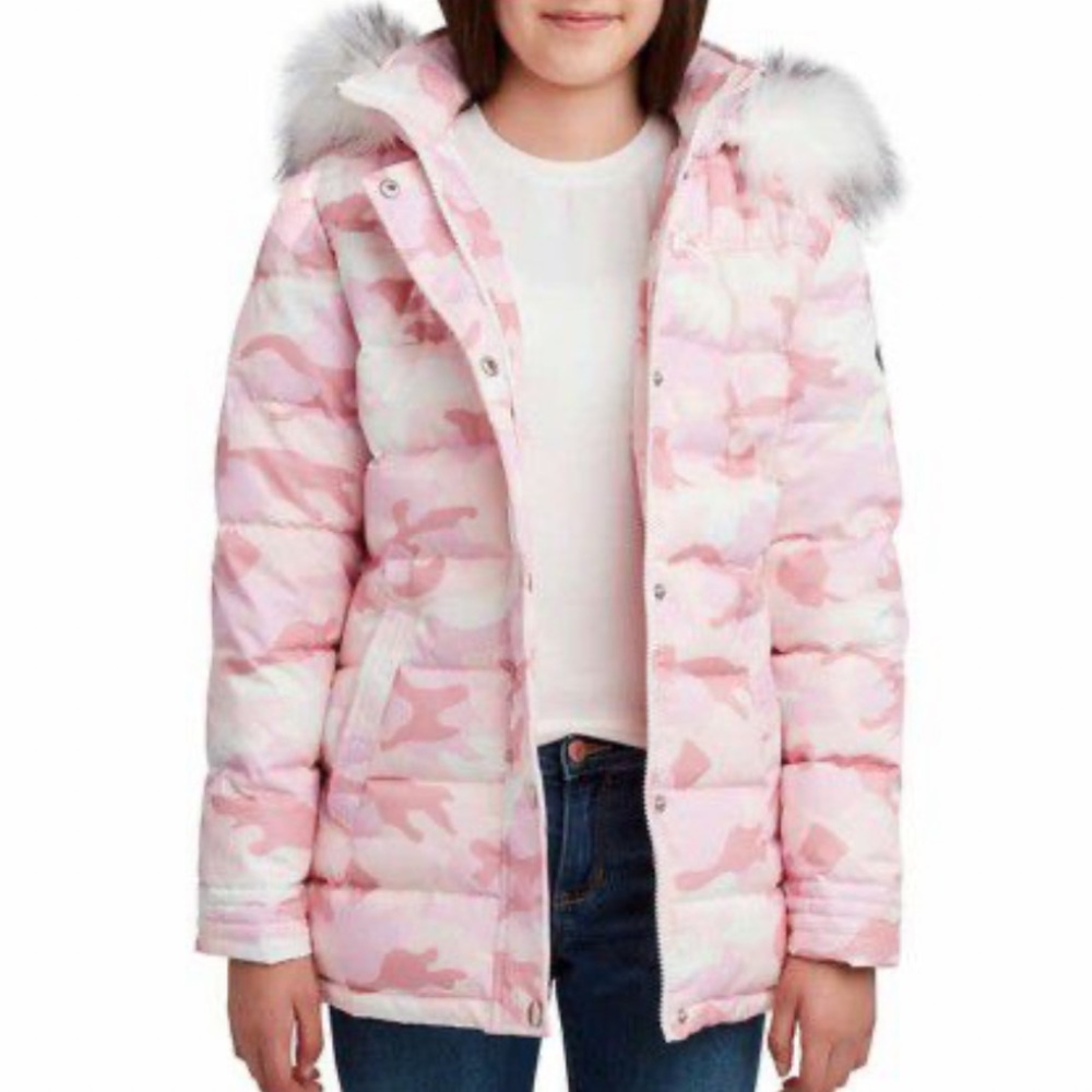 HFX GIRL PINK CAMO COAT SIZE M
